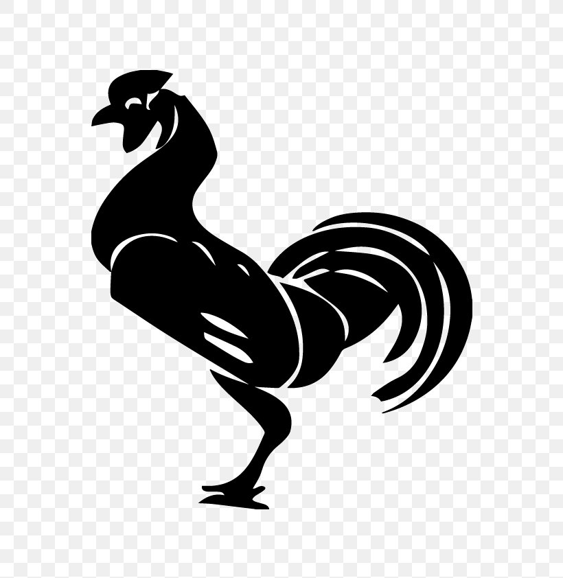 Rooster Chicken Clip Art, PNG, 595x842px, Rooster, Art, Beak, Bird, Black And White Download Free