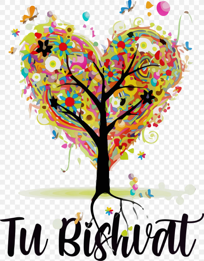 Wall Decal Tree Heart Birthday Greeting Card, PNG, 2350x3000px, Tu Bishvat, Balloon, Birthday, Decal, Greeting Card Download Free