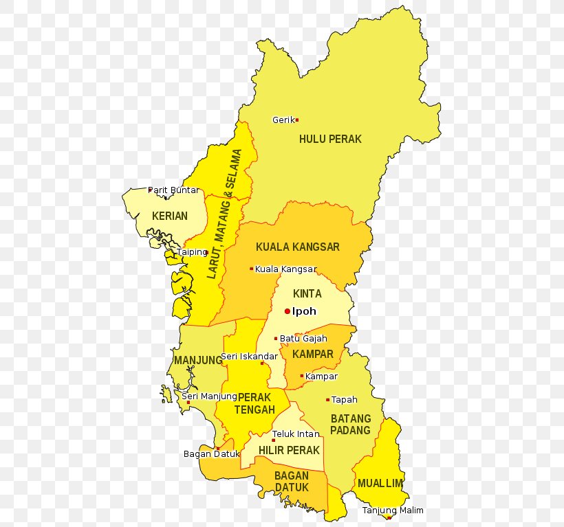 Hulu Perak District Kampar District Muallim District List Of Districts In Malaysia Batang Padang District, PNG, 479x767px, List Of Districts In Malaysia, Area, Ecoregion, Malay Language, Map Download Free