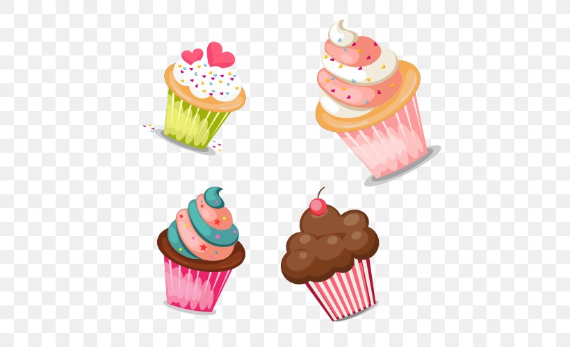 Cupcake Christmas Cake Fruitcake Muffin Sweetness, PNG, 500x500px, Cupcake, Baking, Baking Cup, Buttercream, Cake Download Free