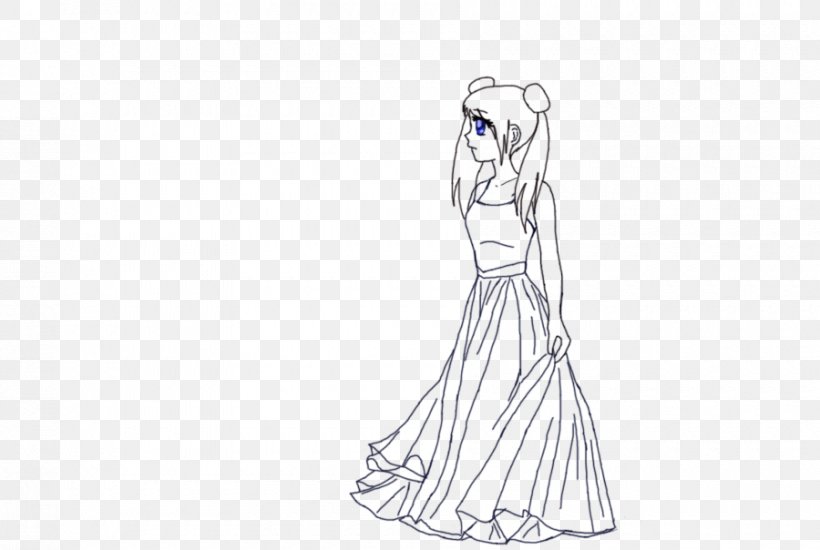 Finger Gown Drawing Line Art Sketch, PNG, 900x604px, Finger, Arm, Artwork, Black And White, Cartoon Download Free