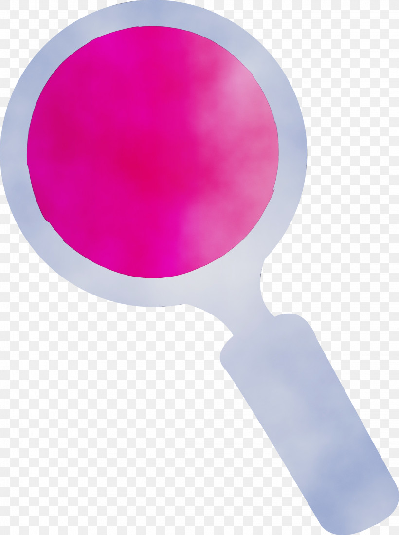 Pink Violet Magenta Table Tennis Racket Ping Pong, PNG, 2237x3000px, Magnifying Glass, Magenta, Magnifier, Makeup Mirror, Material Property Download Free