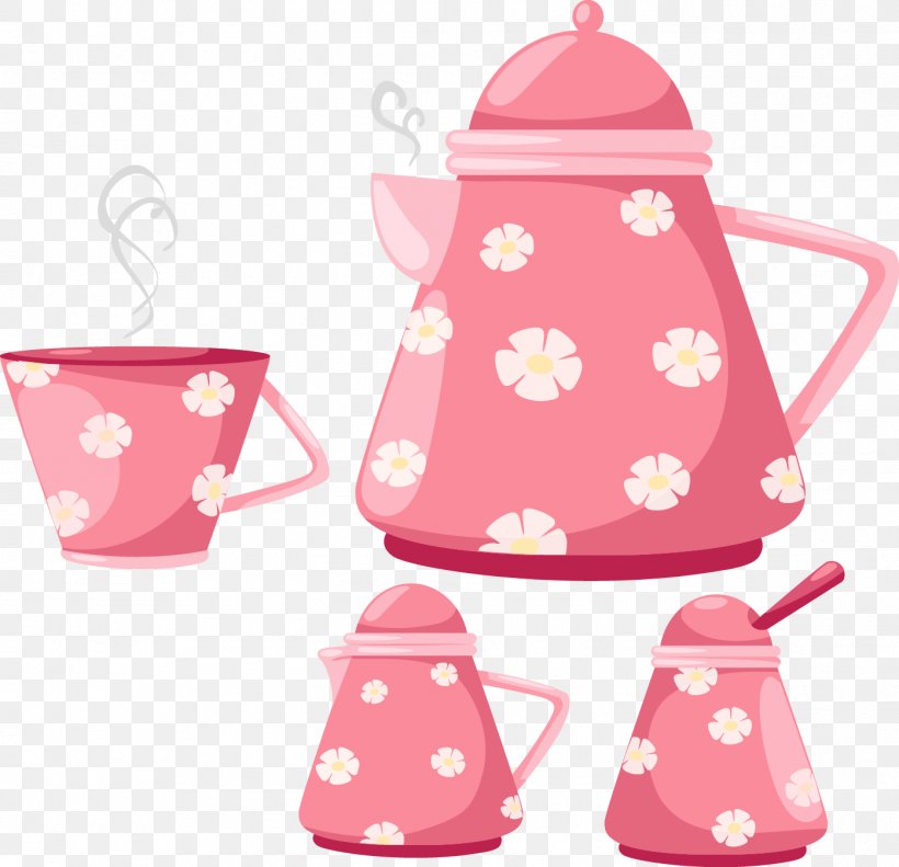 Teapot Kitchen Utensil, PNG, 1395x1346px, Tea, Coffee Cup, Cup, Drawing, Drinkware Download Free