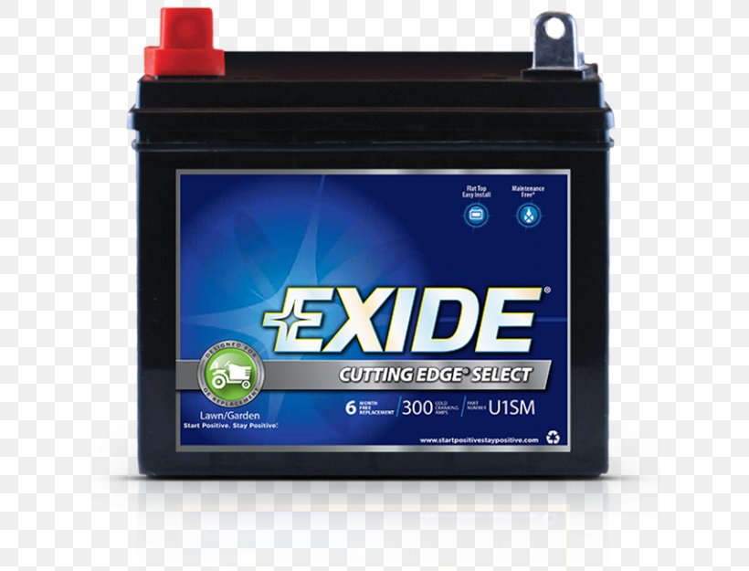 Automotive Battery Exide Deep-cycle Battery Electric Battery VRLA Battery, PNG, 625x625px, Automotive Battery, Ampere, Car, Deepcycle Battery, Electric Battery Download Free