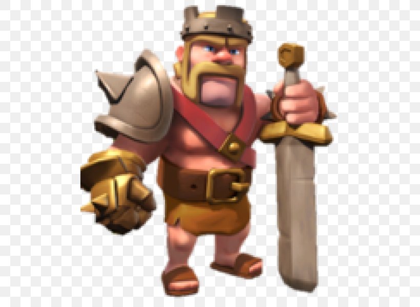 Clash Of Clans Clash Royale Supercell Clan War Video Game, PNG, 600x600px, Clash Of Clans, Action Figure, Android, Barbarian, Character Download Free