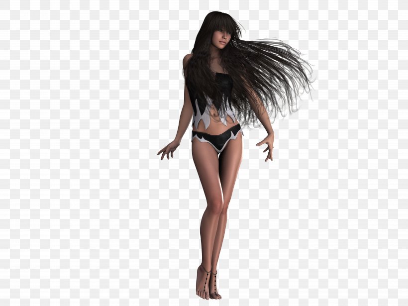 Long Hair Model Black Hair Artificial Hair Integrations, PNG, 5000x3750px, Watercolor, Cartoon, Flower, Frame, Heart Download Free