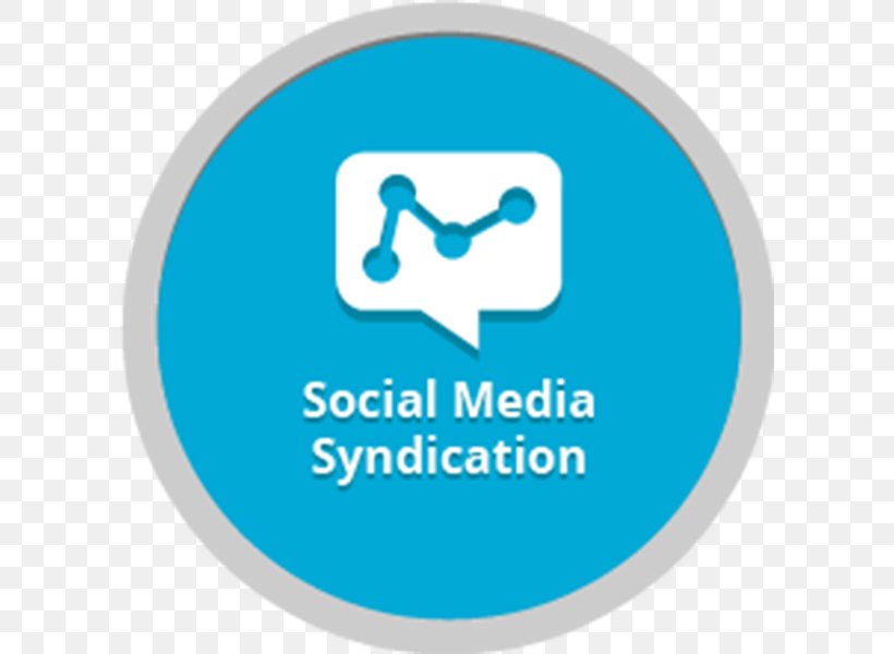 Social Media Marketing YouTube Broadcast Syndication Web Syndication, PNG, 600x600px, Social Media, Aqua, Area, Blog, Blue Download Free