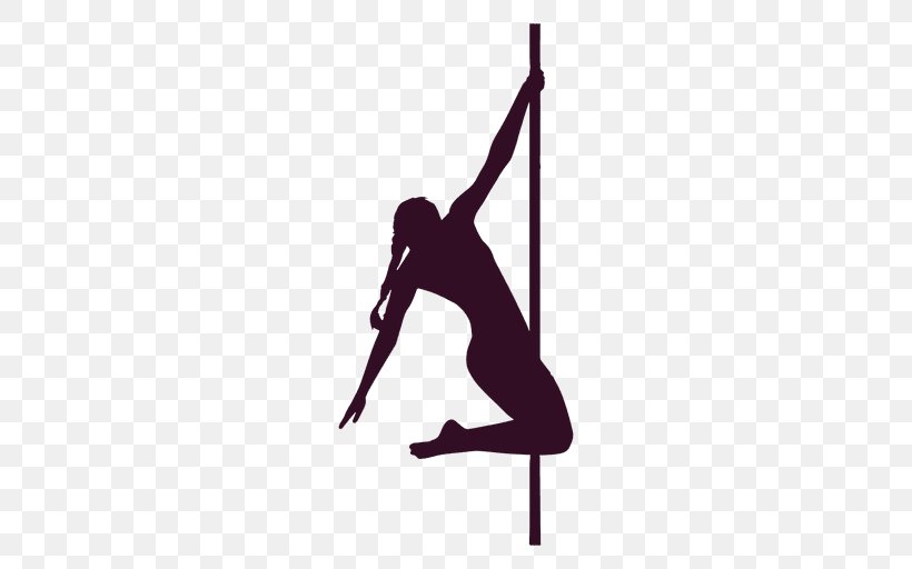 Silhouette Pole Dance Drawing, PNG, 512x512px, Silhouette, Art, Dance, Dancer, Drawing Download Free