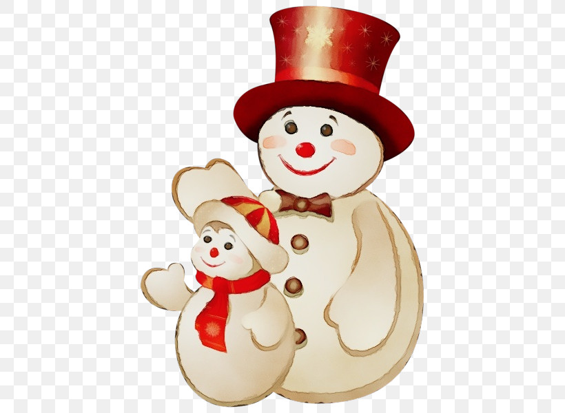 Snowman, PNG, 423x600px, Watercolor, Paint, Snowman, Wet Ink Download Free