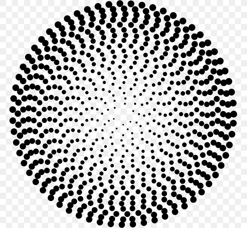 Spiral Hypnosis Op Art, PNG, 757x757px, Spiral, Area, Black, Black And White, Doily Download Free