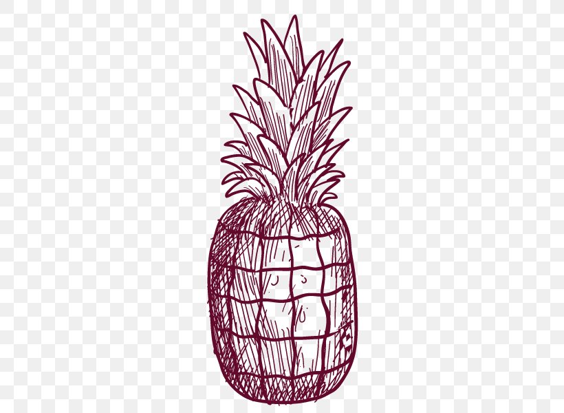 Pineapple Drawing, PNG, 600x600px, Pineapple, Art, Artworks, Diagram, Drawing Download Free