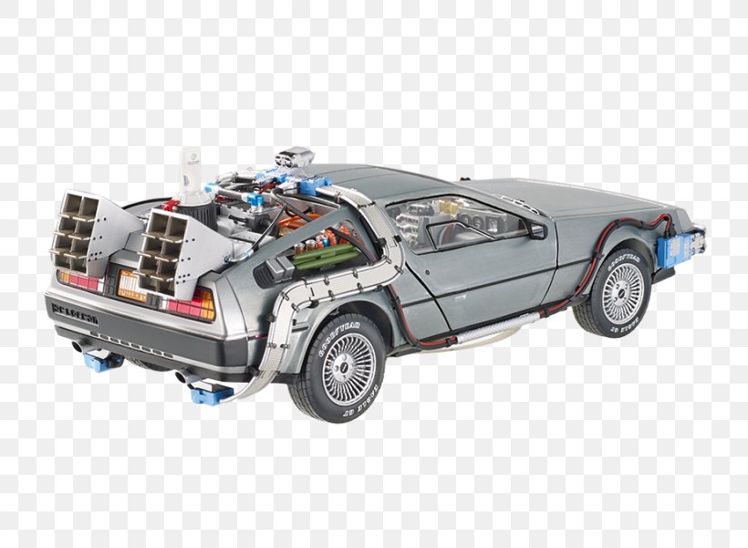 DeLorean DMC-12 Car Marty McFly DeLorean Time Machine, PNG, 800x600px, Delorean Dmc12, Automotive Design, Automotive Exterior, Back To The Future, Brand Download Free