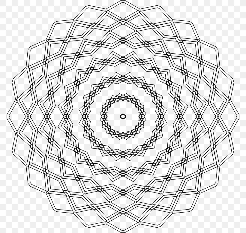 Geometry Op Art, PNG, 776x776px, Geometry, Black And White, Color, Fractal, Geometric Design Download Free