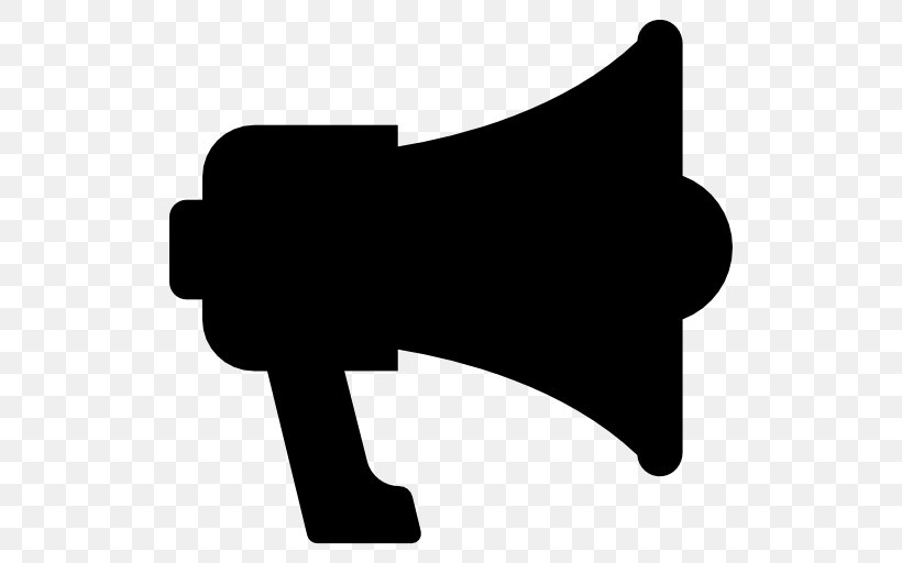 Megaphone Clip Art, PNG, 512x512px, Megaphone, Avatar, Black, Black And White, Finger Download Free