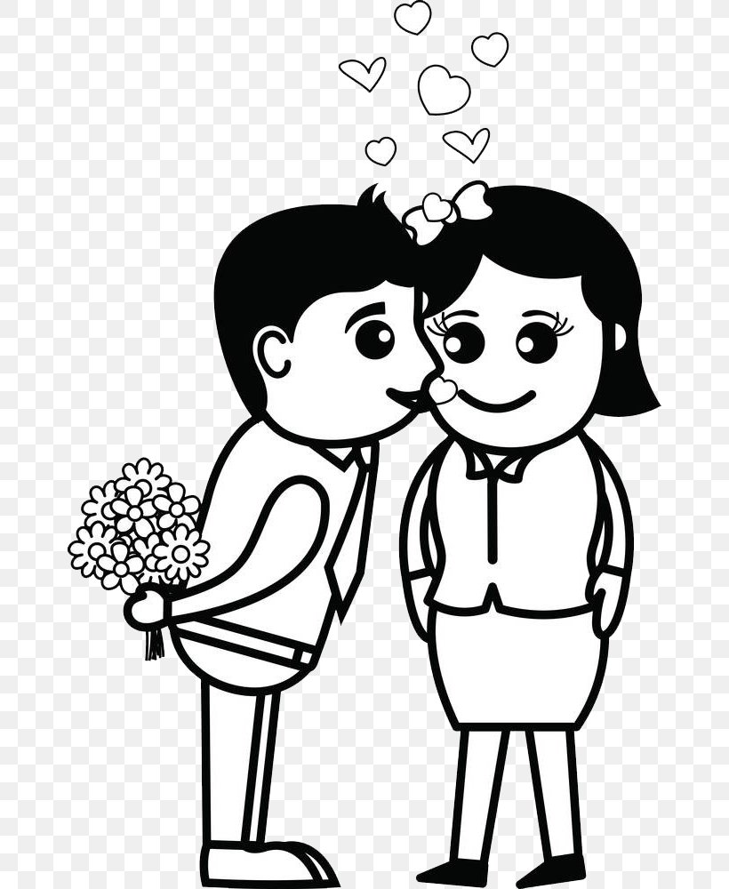 Cartoon Kiss Drawing Intimate Relationship, PNG, 668x1000px, Watercolor, Cartoon, Flower, Frame, Heart Download Free