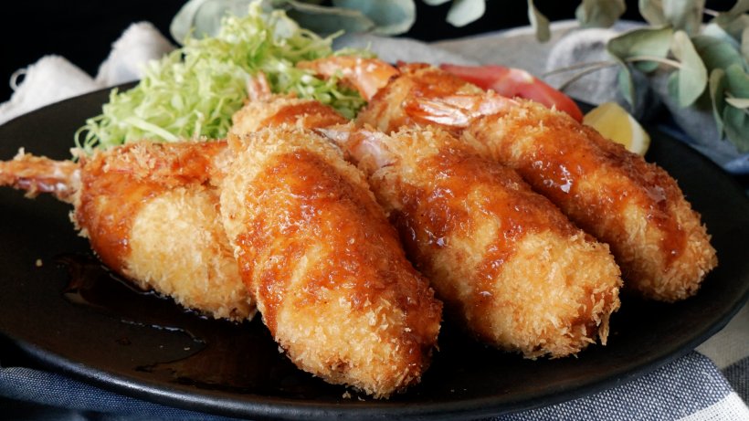 Fried Prawn Stuffing Croquette Tonkatsu Fried Chicken, PNG, 1920x1080px, Fried Prawn, Animal Source Foods, Appetizer, Asian Food, Chicken Fingers Download Free