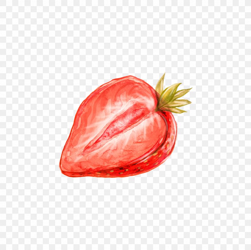 Watercolor Painting Drawing Strawberry, PNG, 1600x1600px, Watercolor Painting, Drawing, Food, Fruit, Local Food Download Free