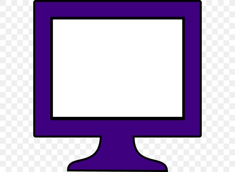 Computer Monitors Symbol Purple Clip Art, PNG, 588x599px, Computer Monitors, Area, Computer Icon, Computer Monitor, Computer Monitor Accessory Download Free