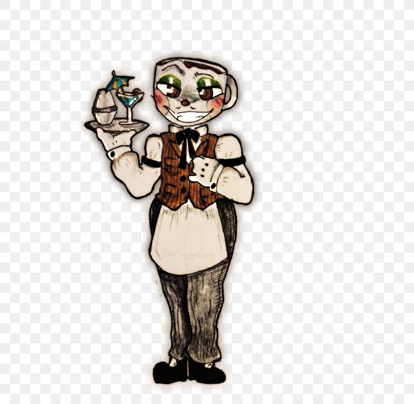 Drawing Cuphead Coffee Bartender Illustration, PNG, 600x800px, Drawing, Art, Bartender, Cartoon, Coffee Download Free
