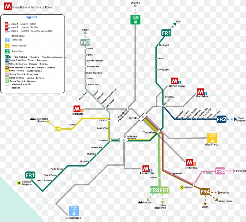 Roma Termini Railway Station Line A Train Transport In Rome Bus, PNG, 2000x1806px, Roma Termini Railway Station, Area, Bus, Diagram, Intersection Download Free