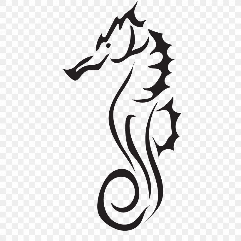 Seahorse Endangered Species Mammal Phaistos, PNG, 1797x1797px, Seahorse, Black And White, Character, Endangered Species, Fictional Character Download Free