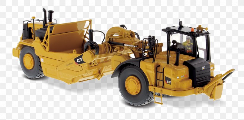 Caterpillar Inc. Wheel Tractor-scraper Die-cast Toy Bulldozer, PNG, 1200x592px, 150 Scale, Caterpillar Inc, Bulldozer, Caterpillar D11, Compactor Download Free