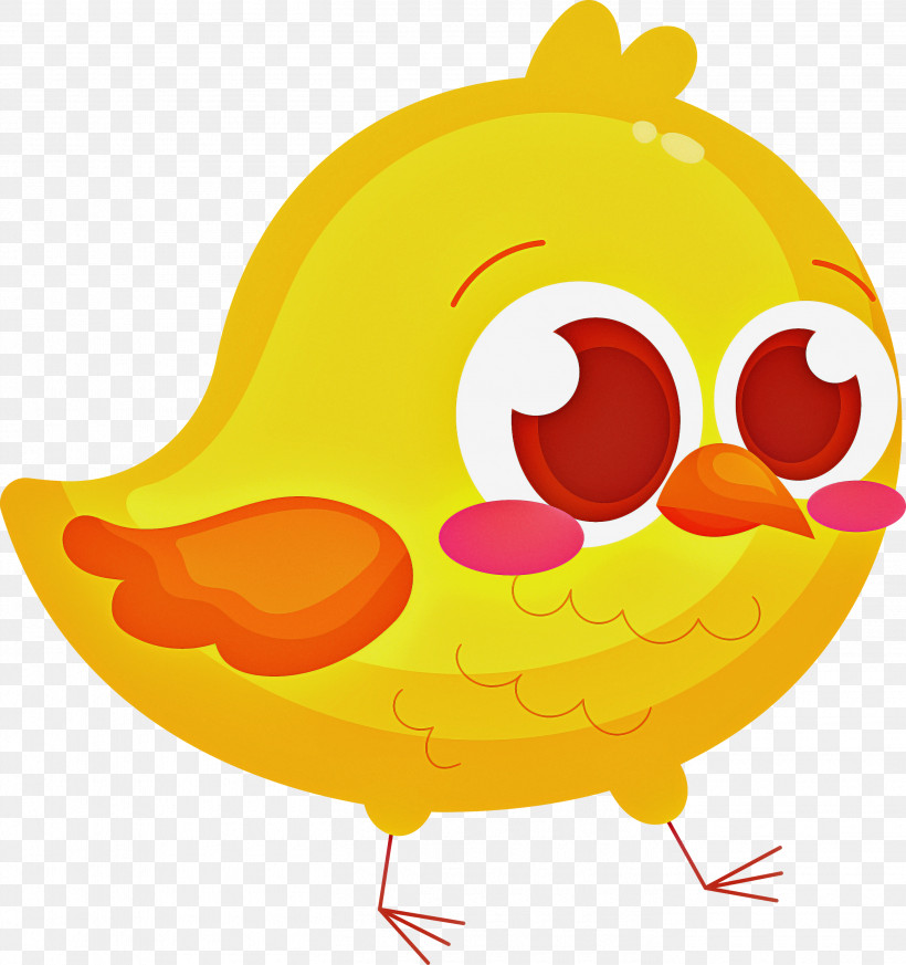 Chicken Yellow Beak, PNG, 2815x3000px, Cartoon Bird, Beak, Chicken, Cute Bird, Yellow Download Free