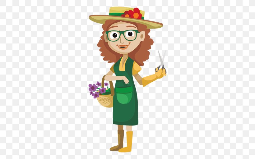 Gardener Cartoon Flower Garden, PNG, 512x512px, Garden, Art, Cartoon, Costume, Fictional Character Download Free