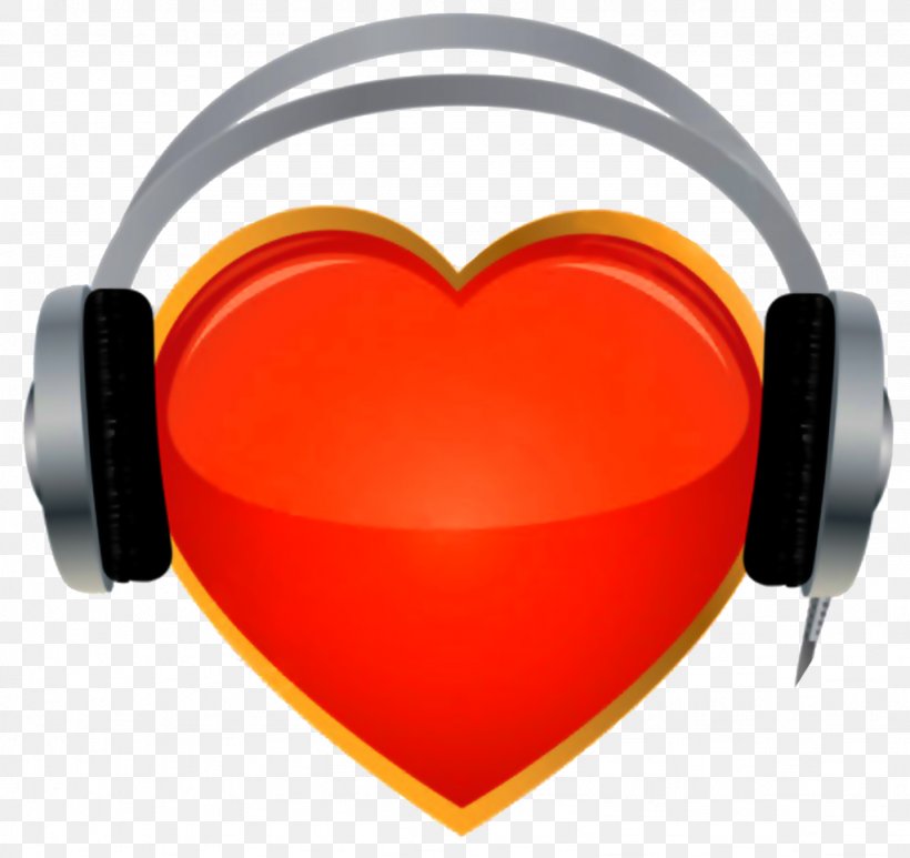 Headphones, PNG, 1024x966px, Headphones, Audio, Audio Equipment, Heart, Orange Download Free