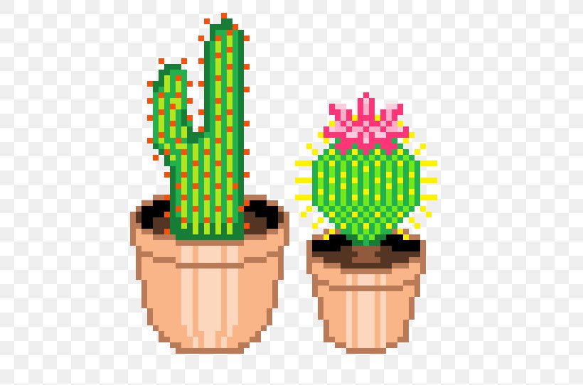 Pixel Art Cactaceae, PNG, 610x542px, Pixel Art, Cactaceae, Cactus, Caryophyllales, Flowering Plant Download Free