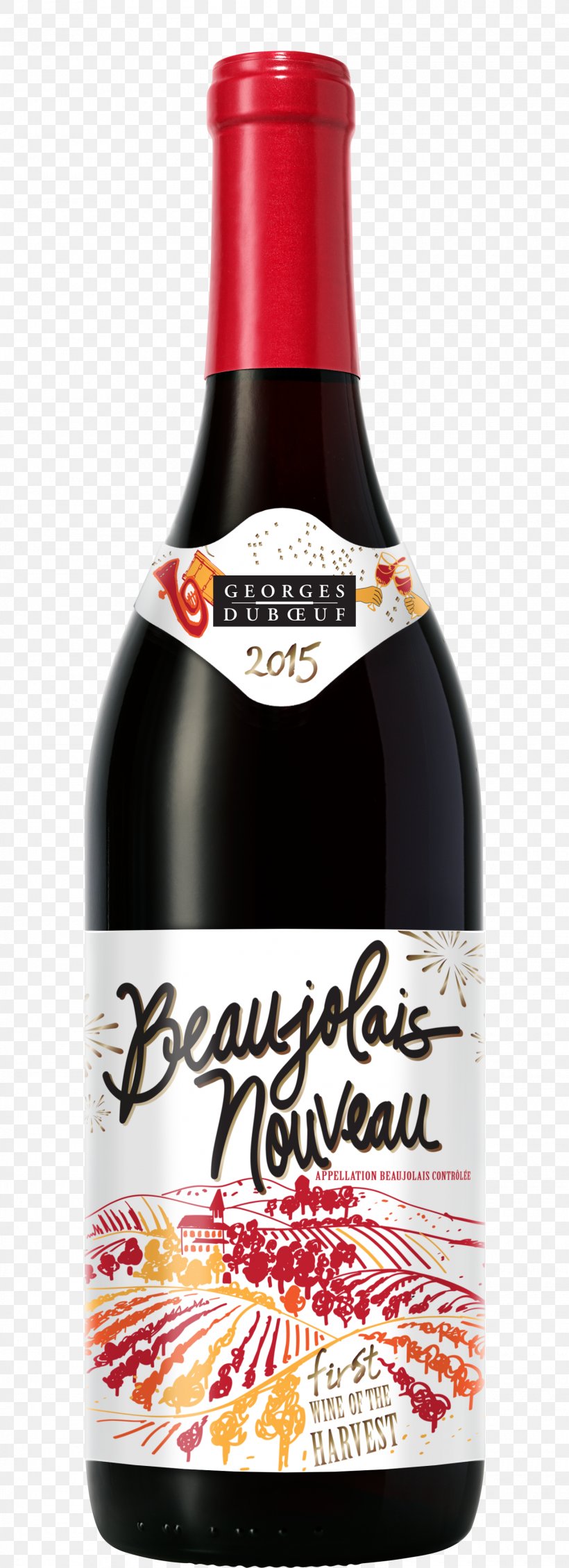 Wine Beaujolais Nouveau Gamay Beaujolais-Villages, PNG, 1500x4134px, Wine, Alcoholic Beverage, Beaujolais, Beaujolais Nouveau, Beaujolais Vineyard Download Free