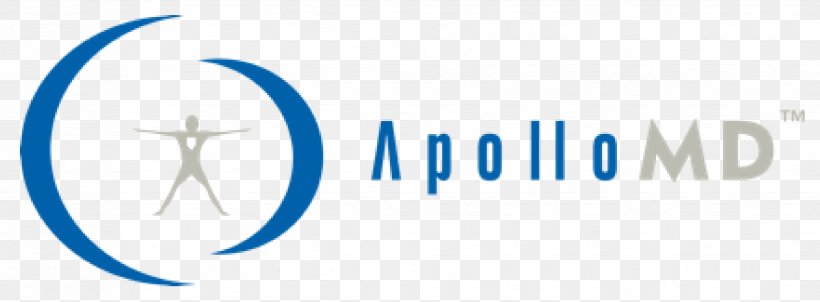 ApolloMD Organization Logo Physician Medicine, PNG, 3416x1260px, Organization, Anesthesiology, Blue, Brand, Diagram Download Free