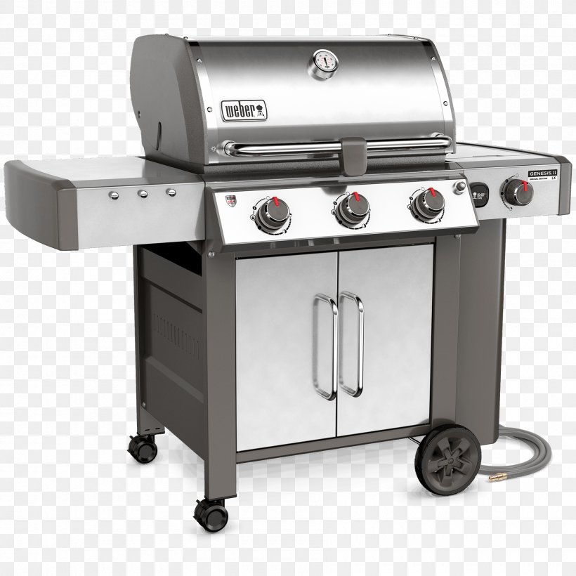 Barbecue Weber-Stephen Products Weber Genesis II LX 340 Propane Grilling, PNG, 1800x1800px, Barbecue, Company, Gas Burner, Gasgrill, Grilling Download Free