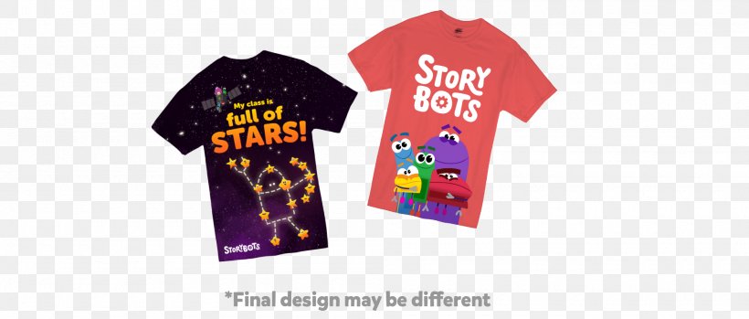 T-shirt StoryBots Sleeve Outerwear, PNG, 2000x853px, Tshirt, Ask The Storybots, Blog, Brand, Drawing Download Free