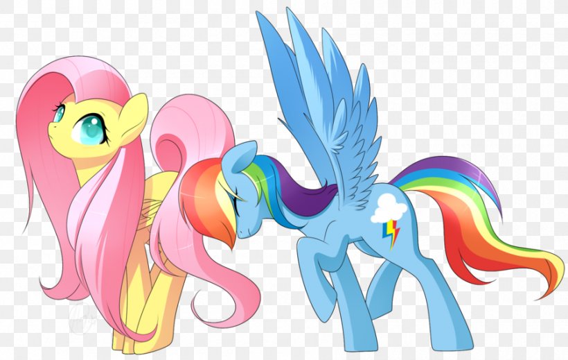 Rainbow Dash Fluttershy Pinkie Pie Twilight Sparkle Rarity, PNG, 900x570px, Watercolor, Cartoon, Flower, Frame, Heart Download Free