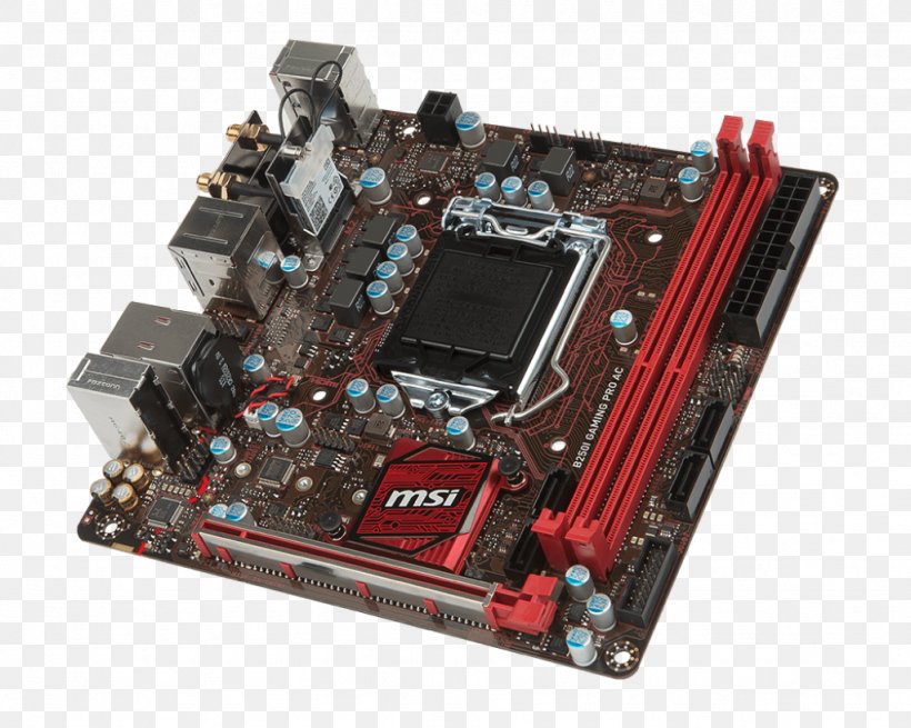 LGA 1151 Mini-ITX Motherboard MSI B250I GAMING PRO AC, PNG, 1024x819px, Lga 1151, Chipset, Computer, Computer Component, Computer Hardware Download Free