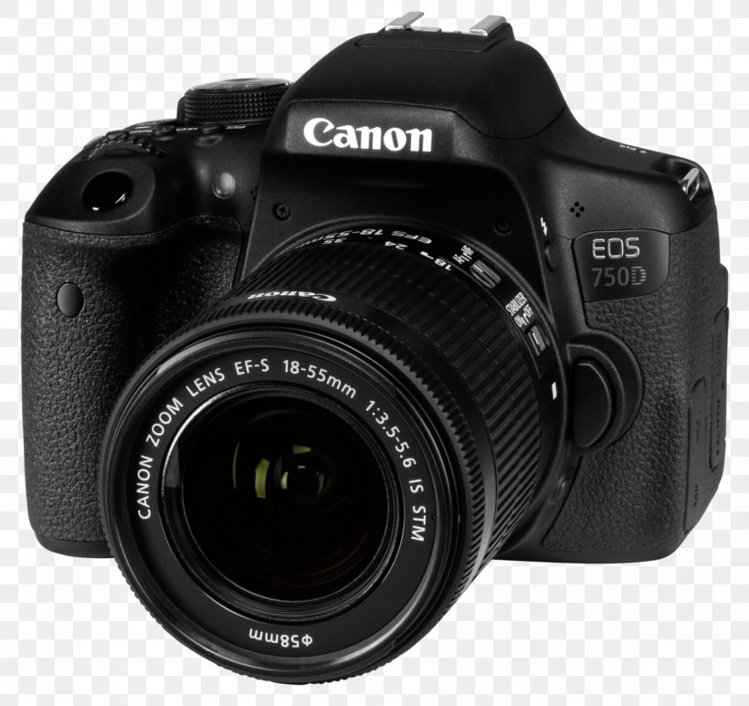 Canon EOS 750D Canon EF-S Lens Mount Canon EF Lens Mount Digital SLR Canon EF-S 18–55mm Lens, PNG, 1200x1132px, Canon Eos 750d, Active Pixel Sensor, Camera, Camera Accessory, Camera Lens Download Free
