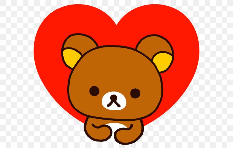 Rilakkuma Sticker Hello Kitty LINE Bear, PNG, 600x521px, Watercolor, Cartoon, Flower, Frame, Heart Download Free
