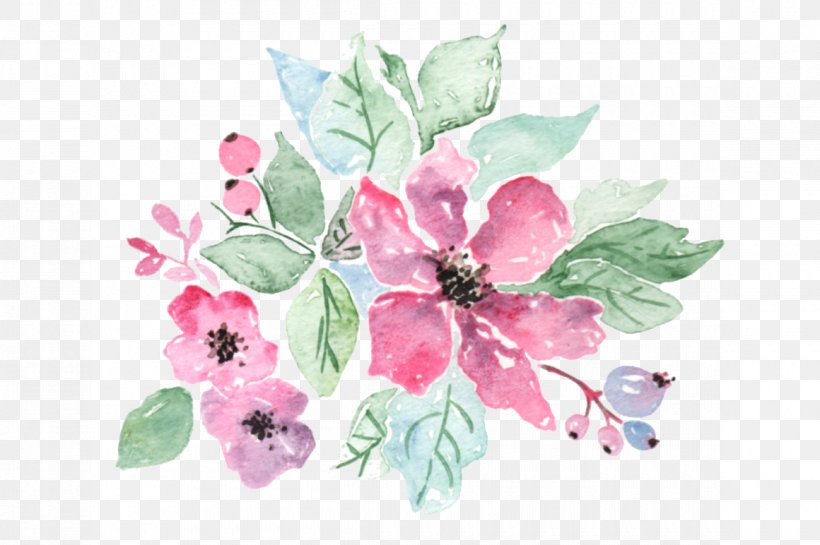 Watercolor: Flowers Watercolor Painting Clip Art Illustration, PNG, 1160x772px, Watercolor Flowers, Art, Branch, Cut Flowers, Flora Download Free
