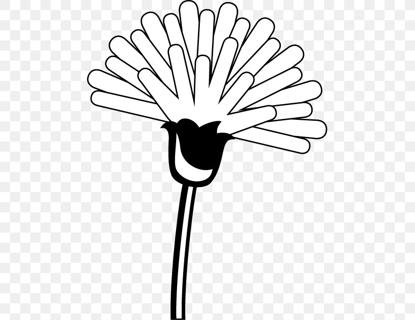 Dandelion Free Content Clip Art, PNG, 475x633px, Dandelion, Area, Black, Black And White, Drawing Download Free