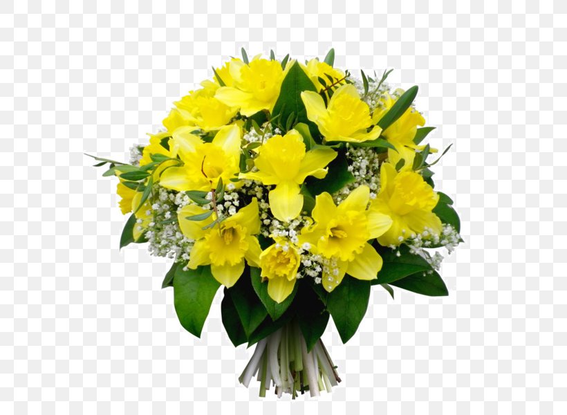 Flower Bouquet Jonquille Grandmother's Day Florist, PNG, 600x600px, Flower Bouquet, Alstroemeriaceae, Cut Flowers, Daffodil, Floral Design Download Free