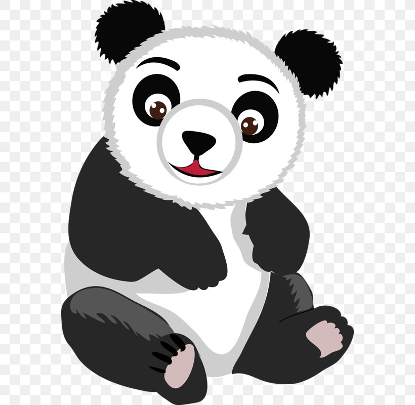 Giant Panda Bear Red Panda Cuteness Clip Art, PNG, 578x800px, Watercolor, Cartoon, Flower, Frame, Heart Download Free