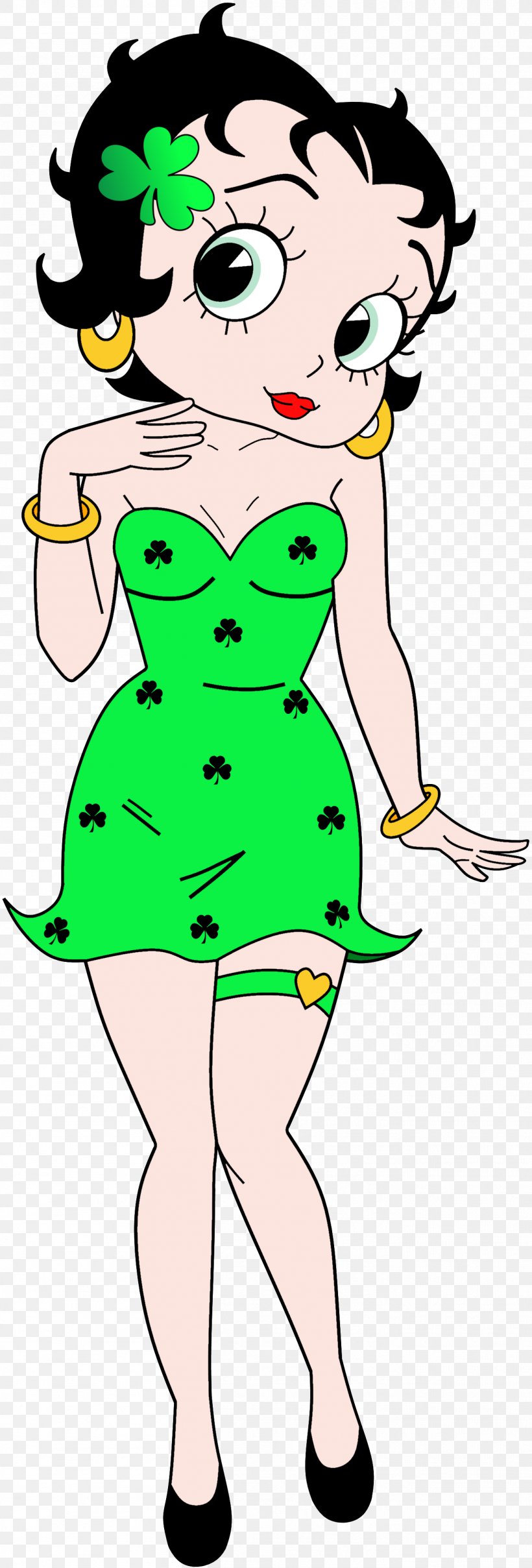 Betty Boop Cartoon Character Fleischer Studios Comics, PNG, 1358x4002px, Watercolor, Cartoon, Flower, Frame, Heart Download Free