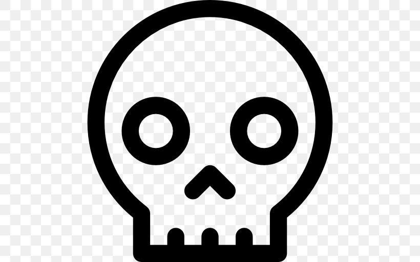 Skull Clip Art, PNG, 512x512px, Skull, Area, Black, Black And White, Face Download Free