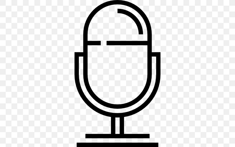 Electret Microphone, PNG, 512x512px, Microphone, Area, Black And White, Condensatormicrofoon, Electret Download Free