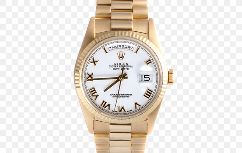 Platinum Gold Watch Rolex Day-Date, PNG, 517x517px, Platinum, Bracelet, Brand, Colored Gold, Gold Download Free