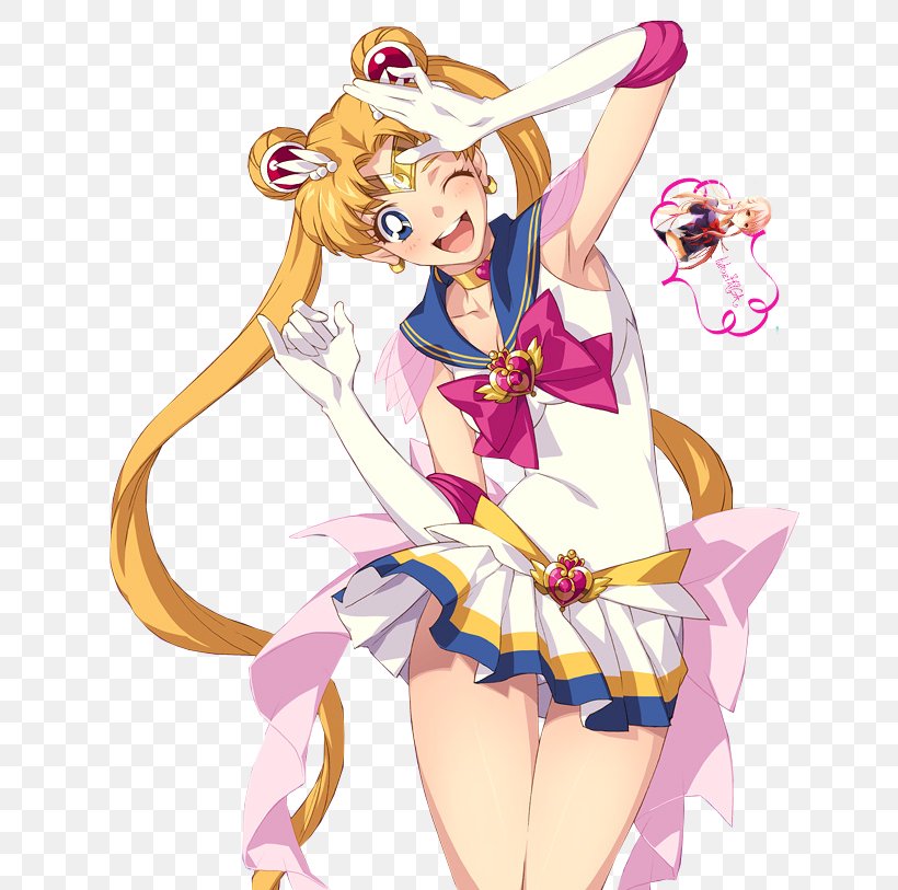 Sailor Moon Chibiusa Sailor Pluto Sailor Uranus Sailor Senshi, PNG, 658x813px, Watercolor, Cartoon, Flower, Frame, Heart Download Free