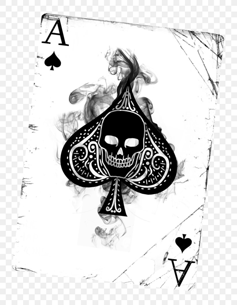 Ace Of Spades Playing Card Espadas, PNG, 755x1057px, Watercolor, Cartoon, Flower, Frame, Heart Download Free