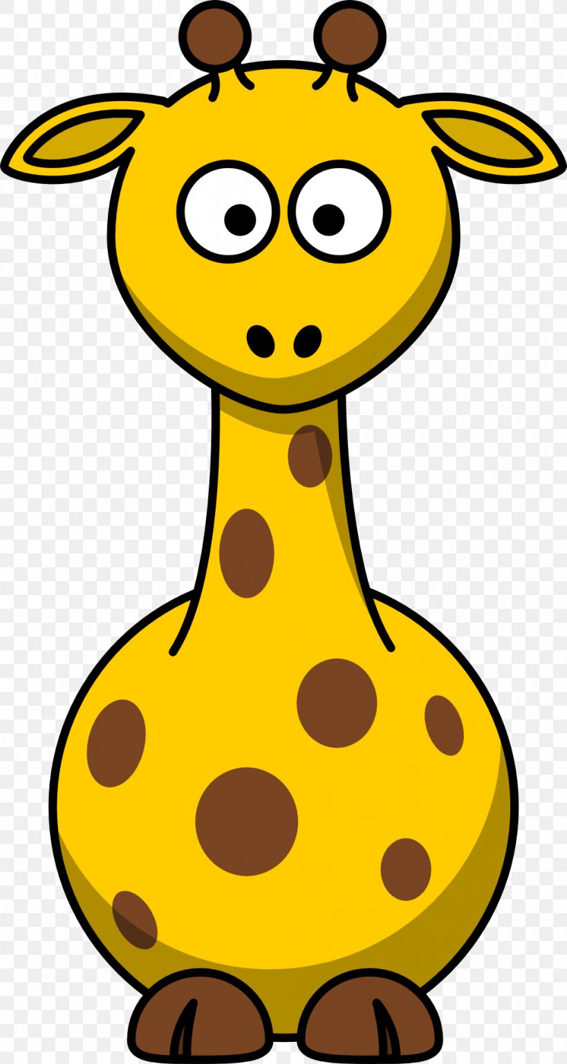 Giraffe Cartoon Clip Art, PNG, 999x1874px, Giraffe, Animation, Black And White, Cartoon, Drawing Download Free