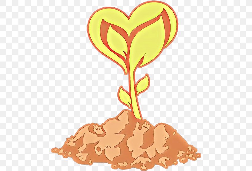 Heart Leaf Plant Plant Stem, PNG, 490x556px, Cartoon, Heart, Leaf, Plant, Plant Stem Download Free